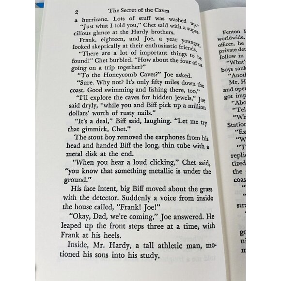 The Secret of the Caves Hardy Boys Book 7 Vintage Hardcover Adventure - Picture 10 of 11